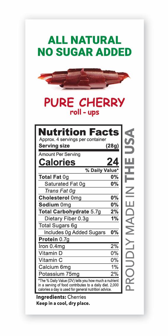Cherry Fruit Roll-Ups