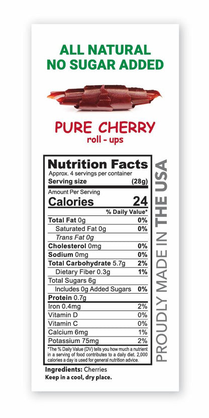 Cherry Fruit Roll-Ups