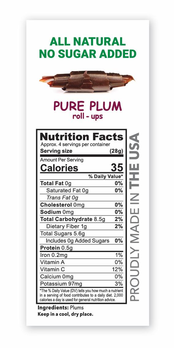 Plum Fruit Roll-Ups