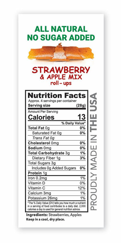 Strawberry–Apple Fruit Roll-Ups